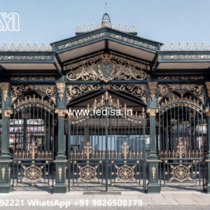 Elegant Luxury Car Parking Shed Design for Home Exterior No-4254