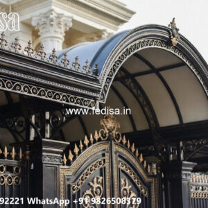 Luxury Car Parking Shed Design with Stylish Roof Panels No-4255