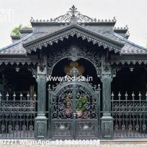 Luxury Car Parking Shed Design with Modern Roof Style No-4265
