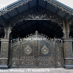Luxury Car Parking Shed Design with Elegant Metal Roofing No-4279