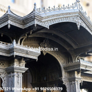 Luxury Car Parking Shed Design with Elegant Decorative Roof No-4297