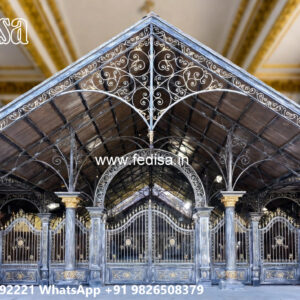 Luxury Car Parking Shed Design with Premium Structural Framework No-4305