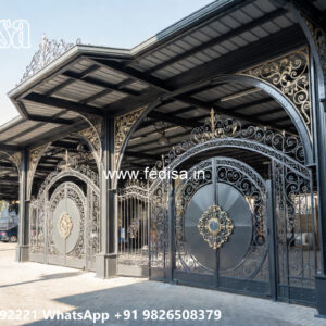 Luxury Car Parking Shed Design with Minimalist Modern Roofing No-4312