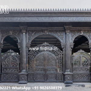 Luxury Car Parking Shed Design with Stylish Open Parking Layout No-4313