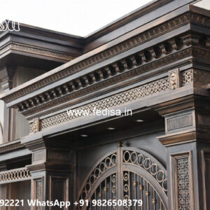 Luxury Car Parking Shed Design with Attractive Outdoor Features No-4314