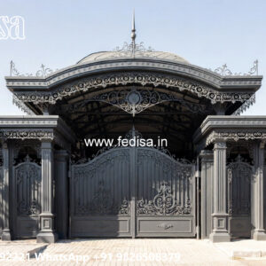 Modern Luxury Car Parking Shed Design with Stylish Lighting No-4323