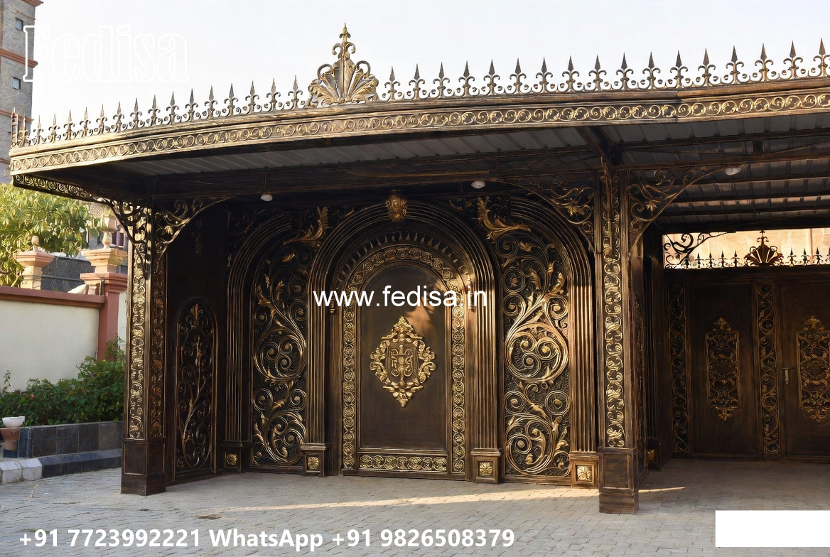 Luxury Car Parking Shed Design with Premium Architectural Touch No-4337