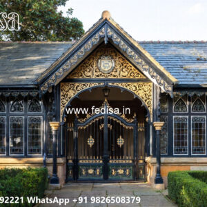 Luxury Car Parking Shed Design with Beautiful Exterior Appeal No-4351
