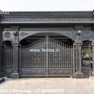Luxury Car Parking Shed Design with Stylish Roof Construction No-4368