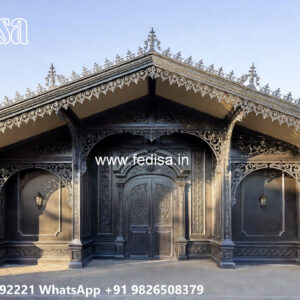 Luxury Car Parking Shed Design with Contemporary Elegant Appeal No-4369
