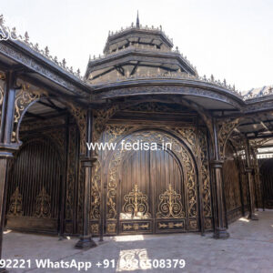 Iron Car Parking Shed Design for Duplex Houses No-4426