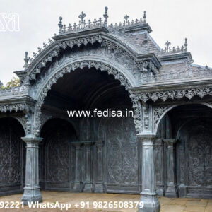 Iron Car Parking Shed Design with Attractive Exterior No-4428