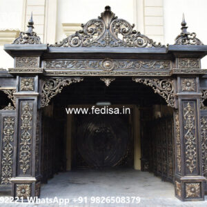 Iron Car Parking Shed Design with Stylish Ceiling No-4432