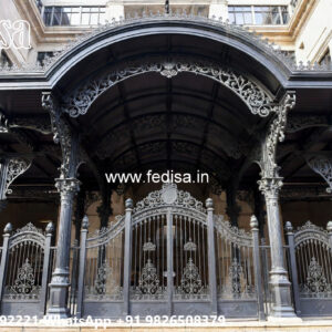 Iron Car Parking Shed Design for Luxury Lifestyle Homes No-4434