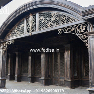 Iron Car Parking Shed Design with Strong Metal Roof No-4437