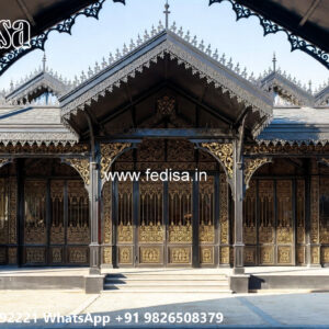 Iron Car Parking Shed Design with Luxury Exterior Appeal No-4456
