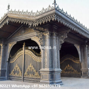Iron Car Parking Shed Design with Spacious Covered Parking No-4458