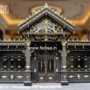 Iron Car Parking Shed Design with Elegant Structural Layout No-4469